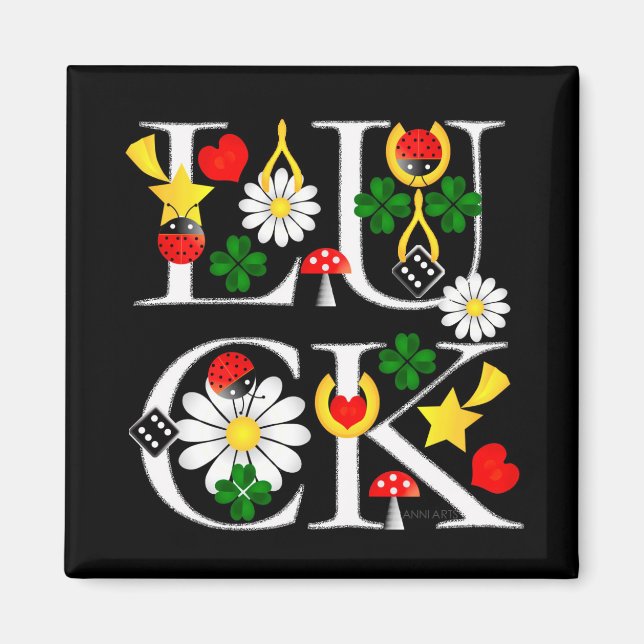 Imã Magneta Boa Sorte (Frente)