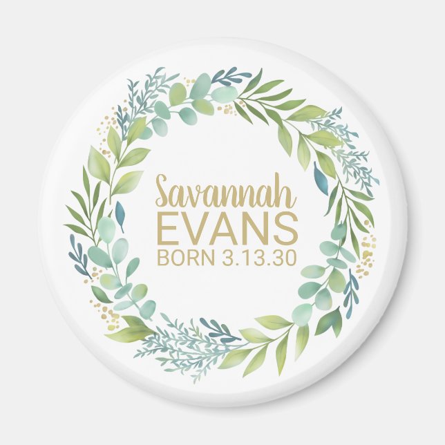 Imã Magneta Bonita de Nascentes (Frente)