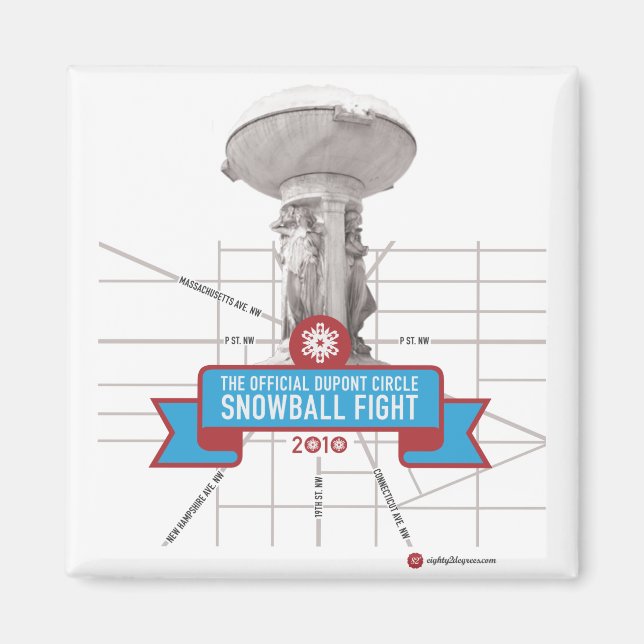 Imã Magneta branca (Frente)