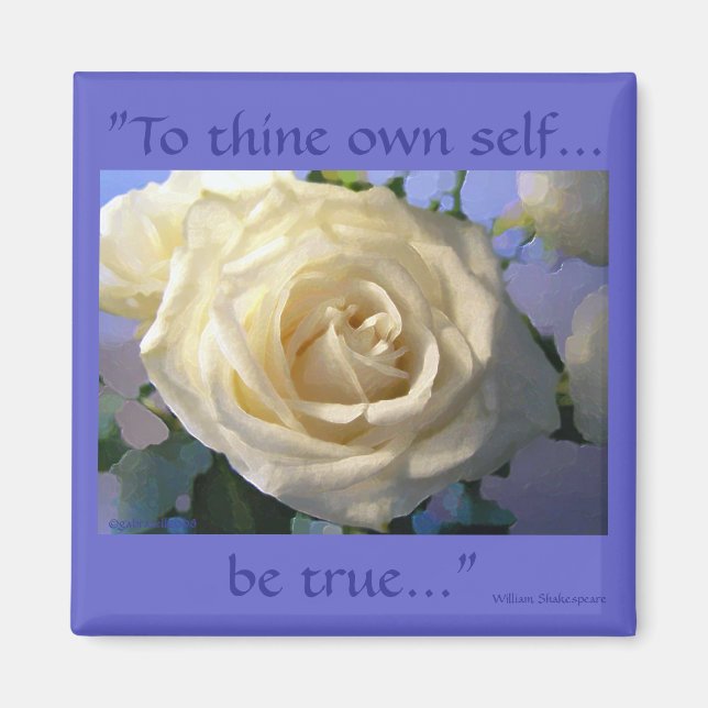 Imã Magneta branca clássica (Frente)