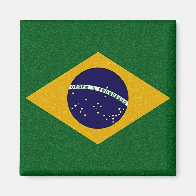 Imã Magneta BRASIL FLAG (Frente)