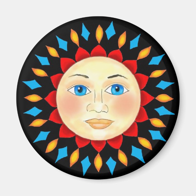 Imã Magneta Celestial Sun Face (Frente)