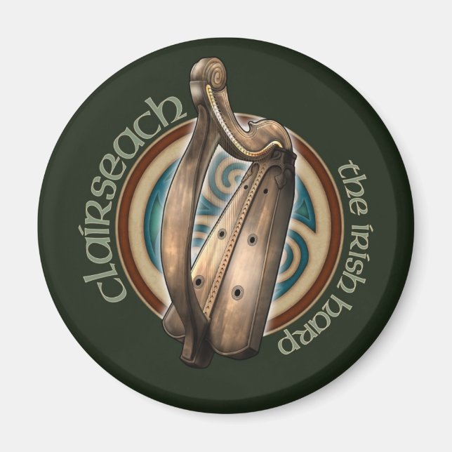 Imã Magneta Celtic Harp (Frente)
