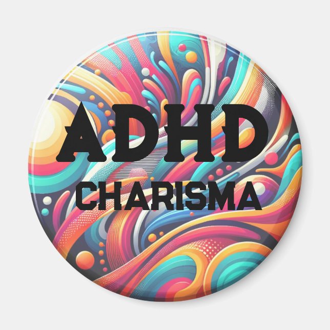 Imã Magneta Charisma de ADHD (Frente)