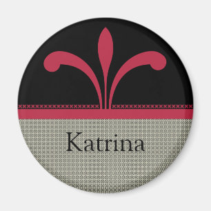 Imã Magneta Chic Floral, Magenta