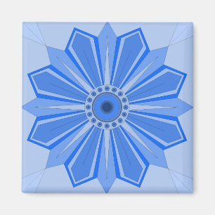 Imã Magneta com arte floral