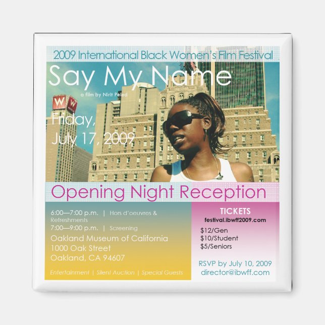 Imã Magneta comemorativa do IBWFF 2009 (Frente)