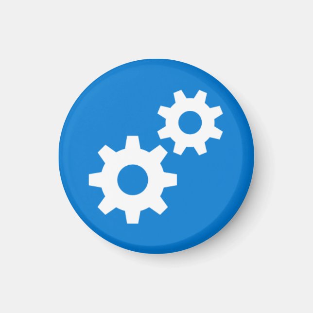 Imã Magneta crachá - engrenagens (Frente)