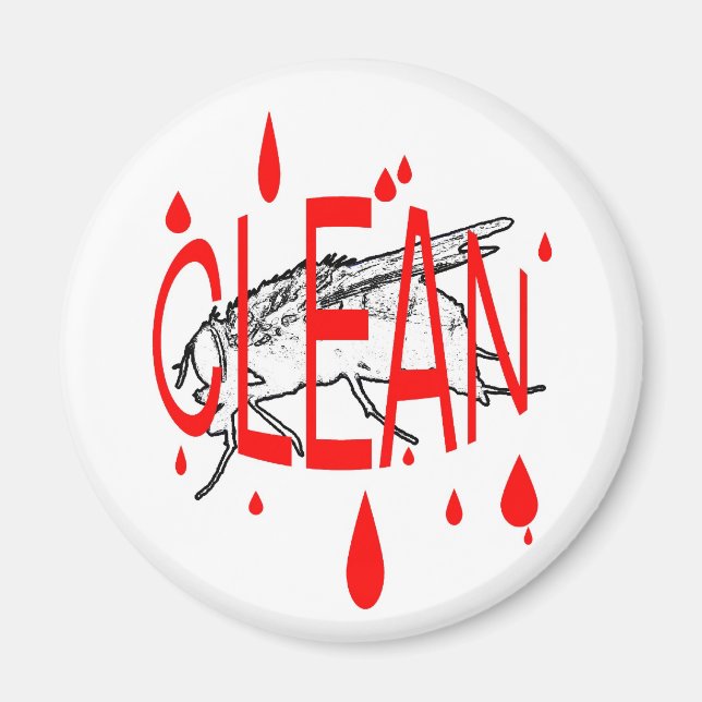 Imã Magneta da lavadora de louça CLEAN (Frente)