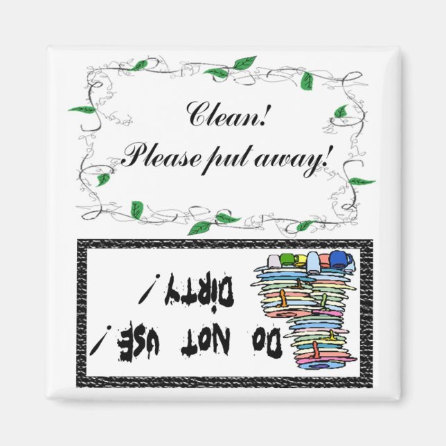 Imã Magneta da máquina de lavar louça (Frente)