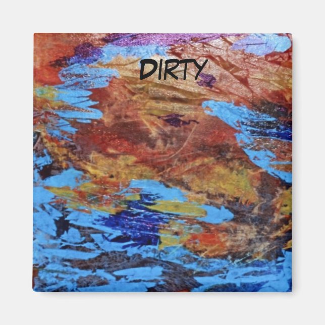 Imã Magneta da máquina de lavar louça "Autumn Streams" (Frente)