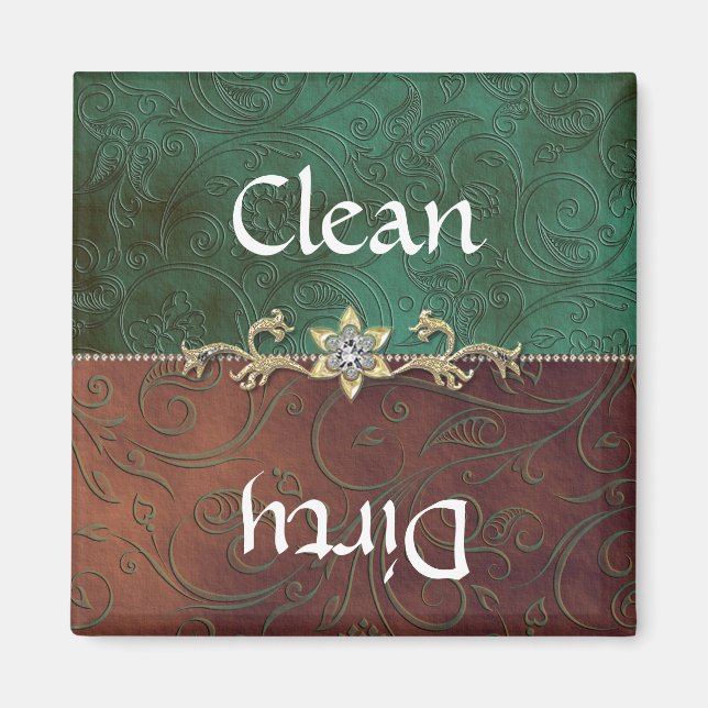 Imã Magneta da máquina de lavar louça elegante (Frente)