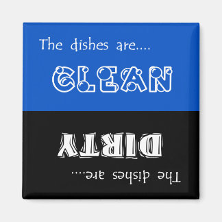 Imã Magneta da máquina de lavar louça limpa ou suja