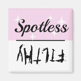 Imã Magneta da máquina de lavar louça suja e limpa