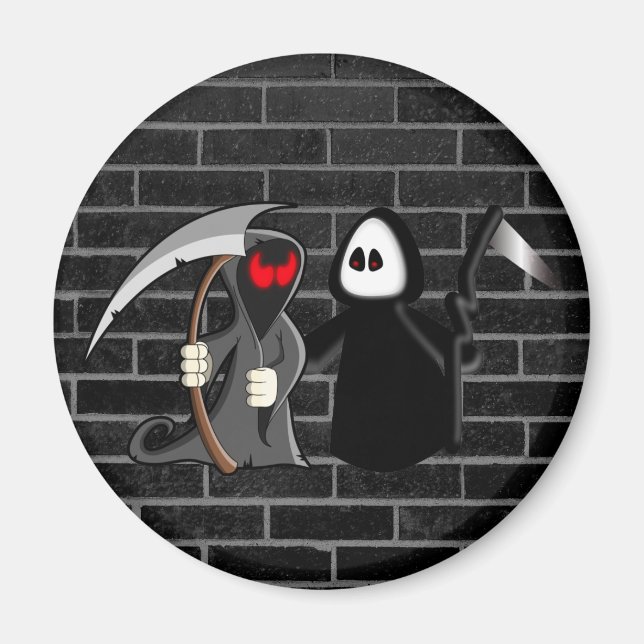 Imã Magneta da Morte de Grim Reaper (Frente)