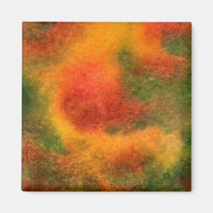 Imã Magneta de Abstrato de arte "Cosmos Yellow"