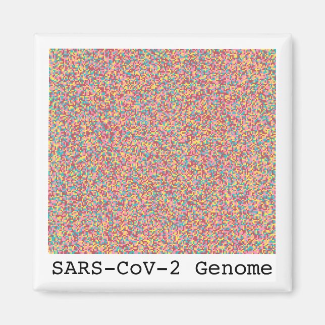 Imã Magneta de ADN do coronavírus (Frente)