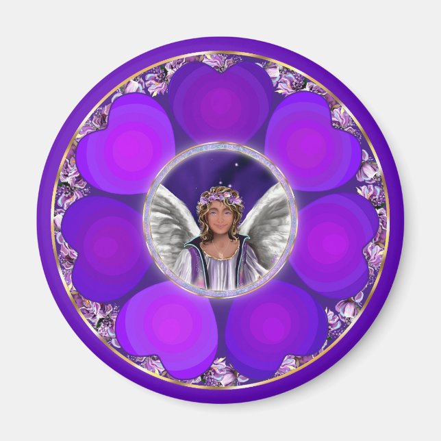 Imã Magneta de Alma Roxa (Frente)