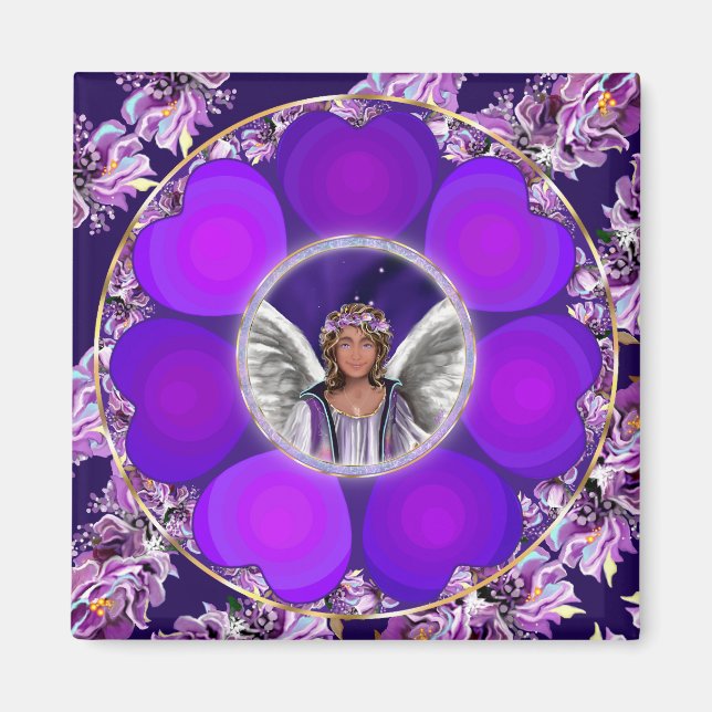 Imã Magneta de Alma Roxa (Frente)