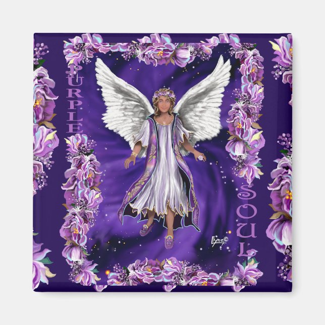 Imã Magneta de Alma Roxa (Frente)