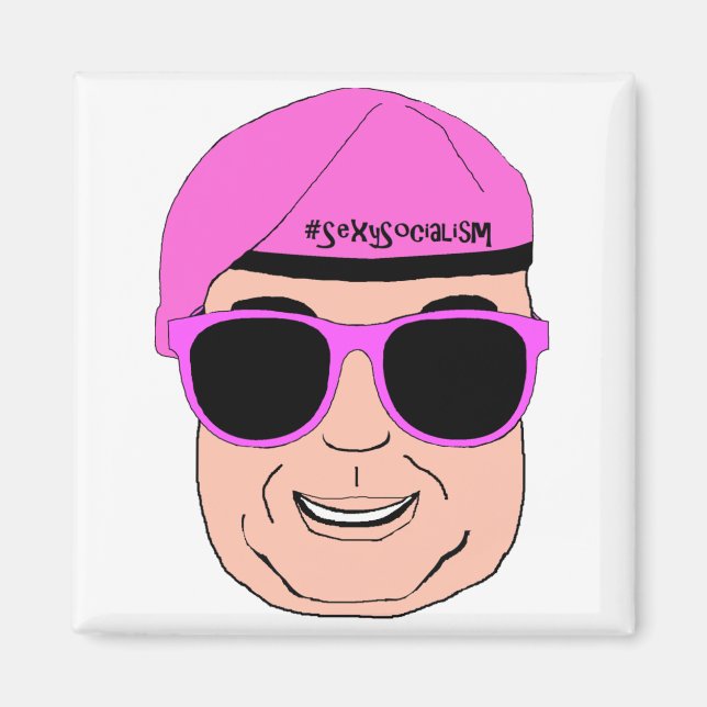 Imã Magneta de amêndoa irritada (Frente)