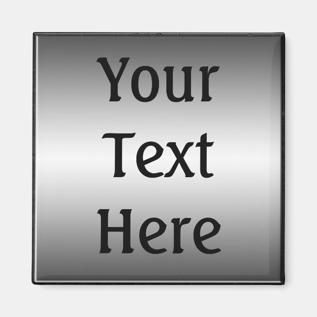 Imã Magneta de aparência de placa metálica suave (Frente)