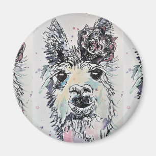 Imã Magneta de Aquarela Animal