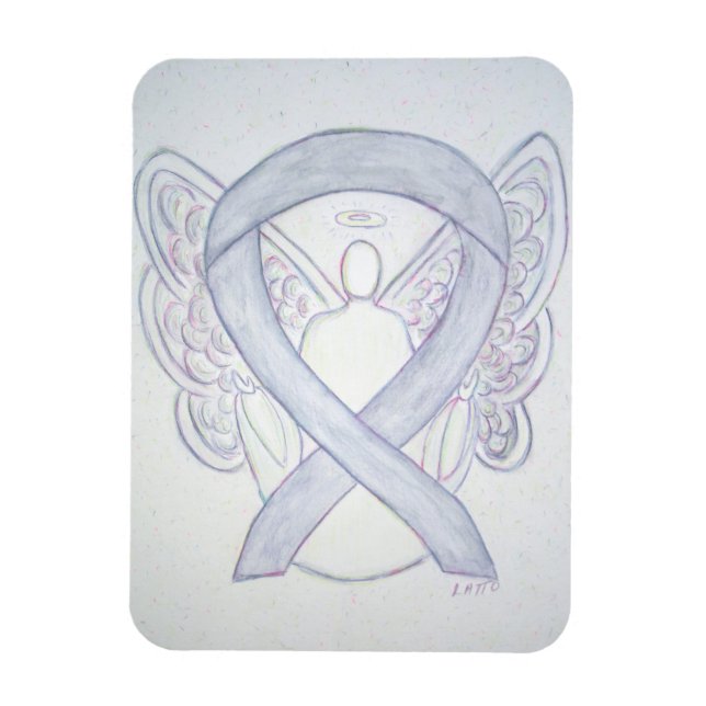 Ímã Magneta de Arte Anjo da Fita de Consciência da cin (Vertical)
