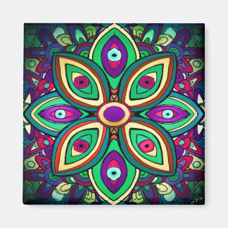 Imã Magneta de Arte de Lotus