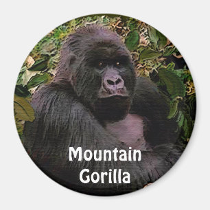 Imã Magneta de arte de macacos Excelentes de gorila de