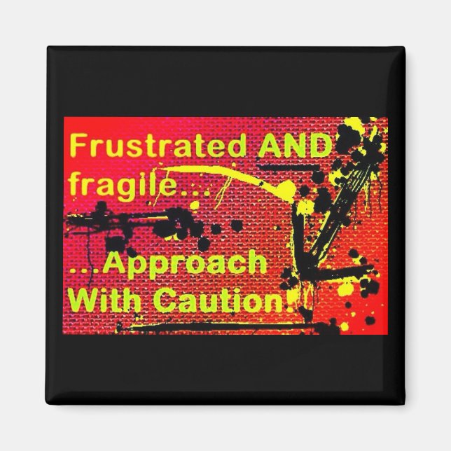 Imã Magneta de aviso (Frente)