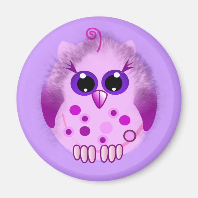 Imã Magneta De Bebê Fluffy (Frente)
