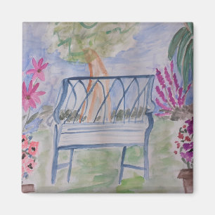 Imã Magneta de Bench do Jardim de Verão