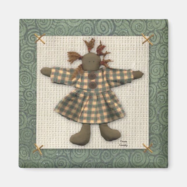 Imã Magneta de boneca primitiva (Frente)