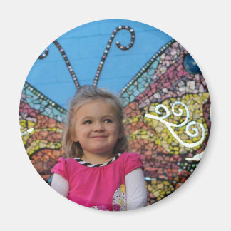 Imã Magneta de borboleta violeta (ovelha)