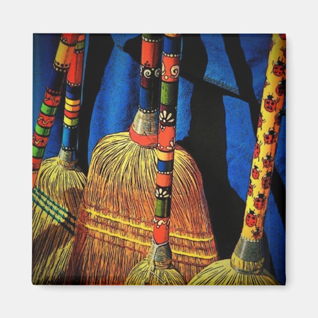 Imã Magneta de Brooms escandinavos (Frente)