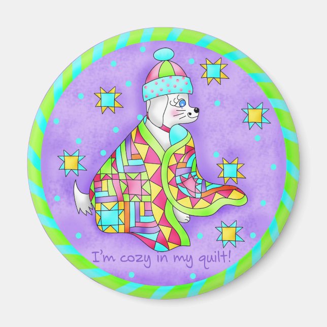 Imã Magneta de Cachorro do Quilover (Frente)