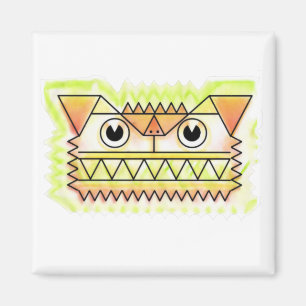 Imã Magneta de Cachorro Irritado e Furioso