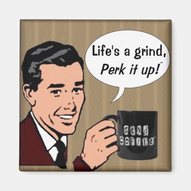 Imã Magneta de café (Frente)