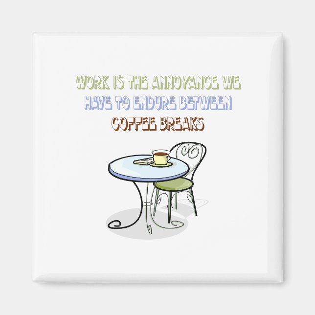 Imã Magneta de café quebrado (Frente)