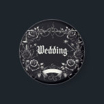 Imã Magneta de Carro de Casamento Gótico<br><div class="desc">O Magnet Gótico pode ser uma maravilhosa adição a um casamento temático de Halloween ou mesmo a um toque único em qualquer dia de casamento. Seus elementos góticos acrescentam um toque de escuridão e intriga, enquanto os padrões florais suavizam o design geral, criando um equilíbrio perfeito para um cenário de...</div>