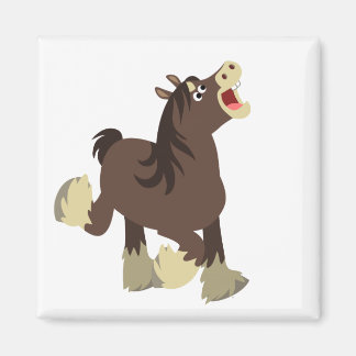 Imã Magneta de Cavalo de Cartoon Exuberante Bonita Shi