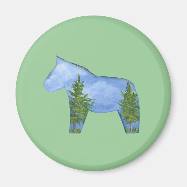 Imã Magneta de Cavalo de Exibição de Cabina (Frente)