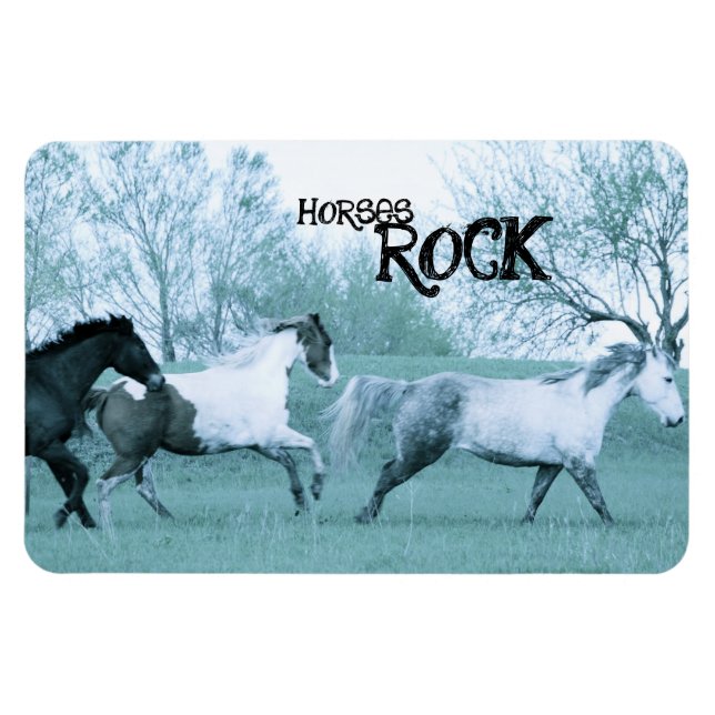 Ímã Magneta de cavalos ROCK (Horizontal)
