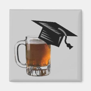 Imã magneta de cerveja boné de formatura