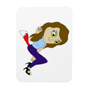 Ímã magneta de chibi foxy