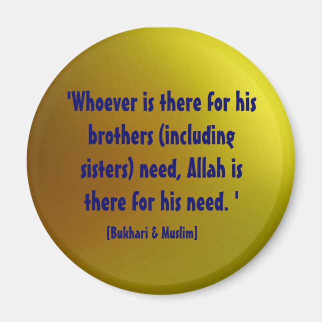 Imã Magneta de citação profética (Frente)