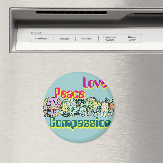 Imã Magneta de Compaixão pelo Amor de Paz (In Situ (Dishwasher))