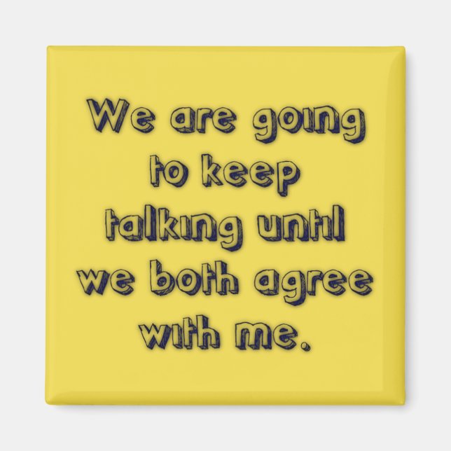 Imã Magneta de Comunicação inválida (Frente)