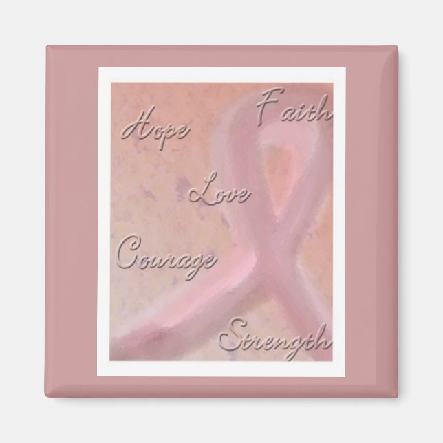 Imã Magneta de Consciência do Cancer da Mama (Frente)